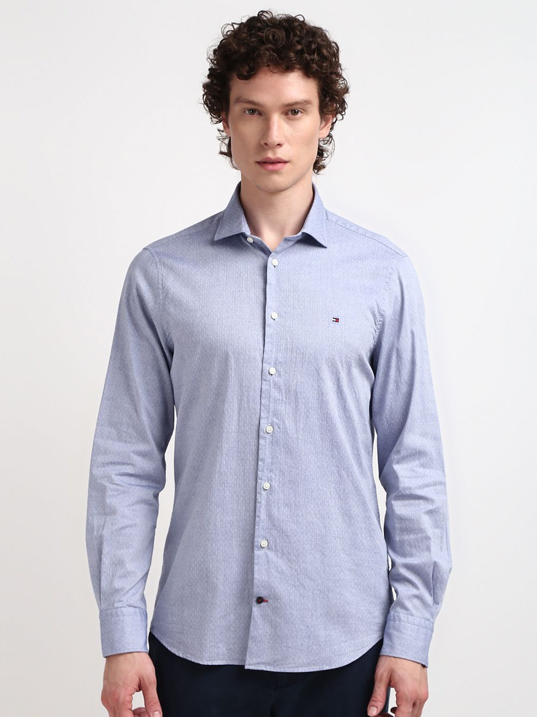 

Tommy Hilfiger Men Regular Fit Casual Shirt, Blue