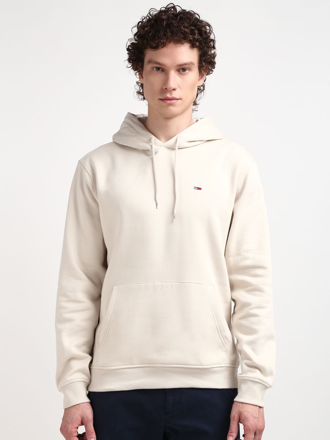 

Tommy Hilfiger Men Hooded Sweatshirt, Beige