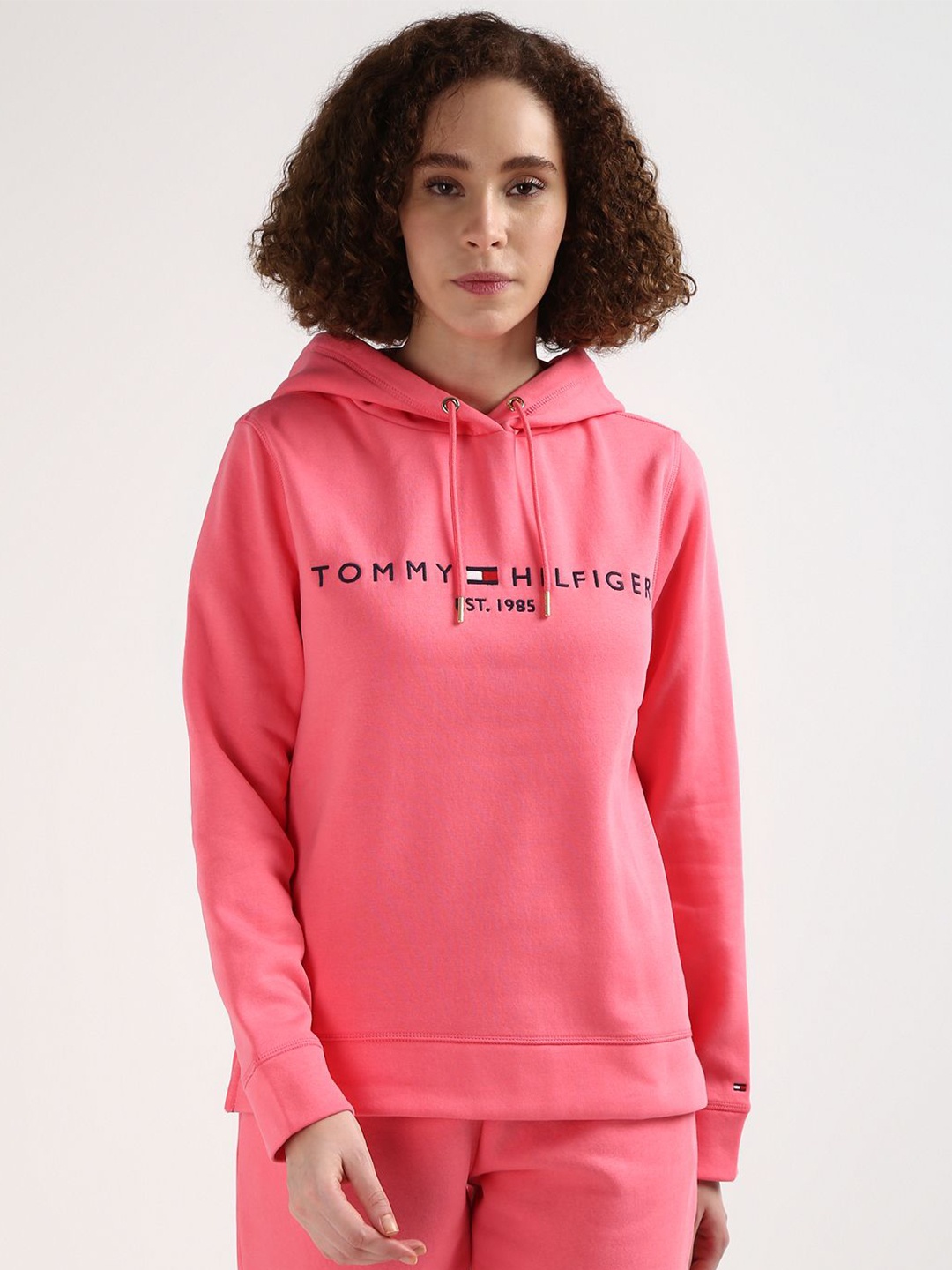

Tommy Hilfiger Women Hooded Sweatshirt, Pink