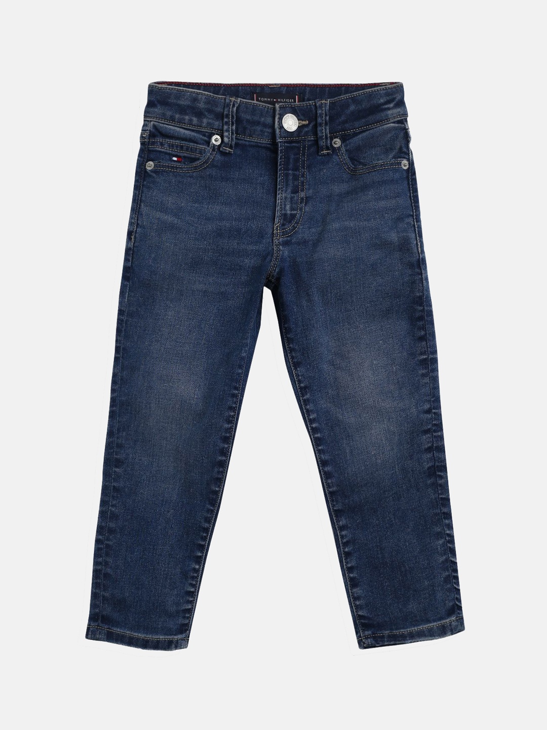 

Tommy Hilfiger Boys Mid-Rise Jeans, Blue