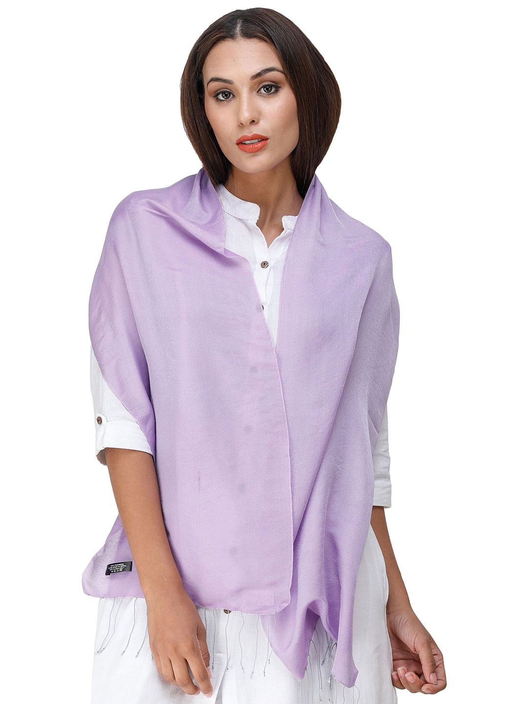 

Exotic India Women Scarf, Lavender