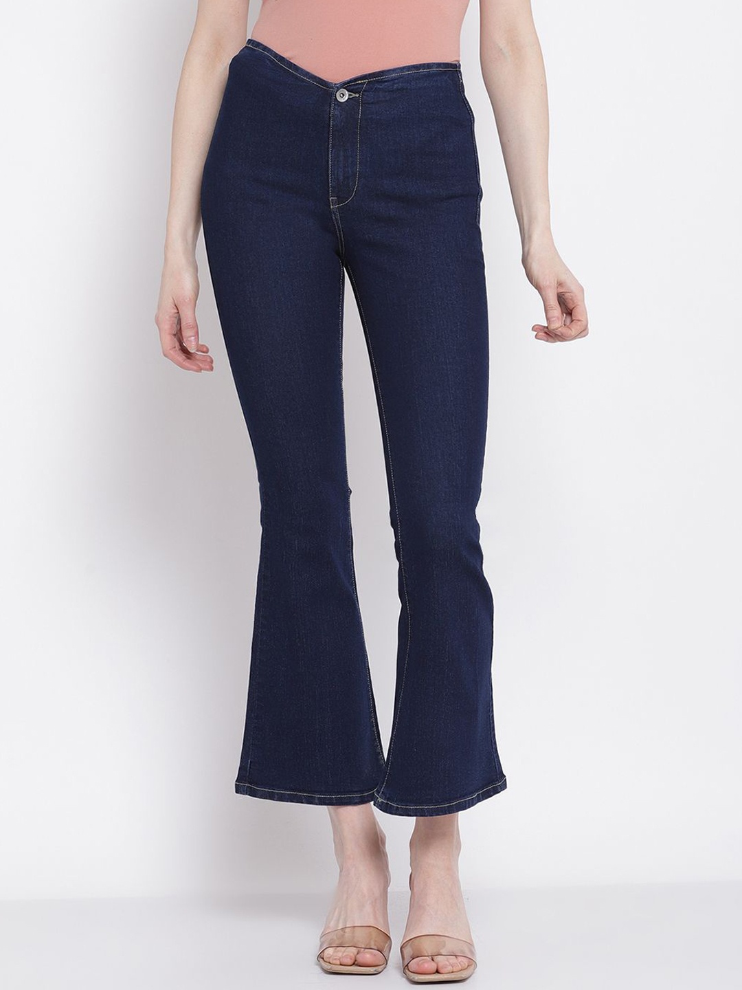 

Global Republic Women Comfort High-Rise Stretchable Jeans, Blue