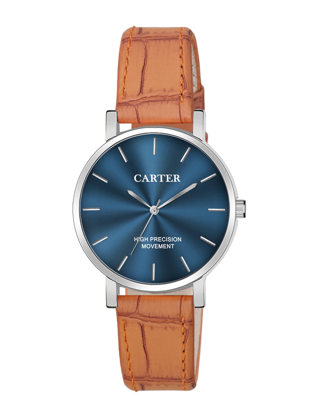 

Sandy D Carter Women Dial & Leather Bracelet Style Straps Analogue Watch SDC24-116L-TN, Teal