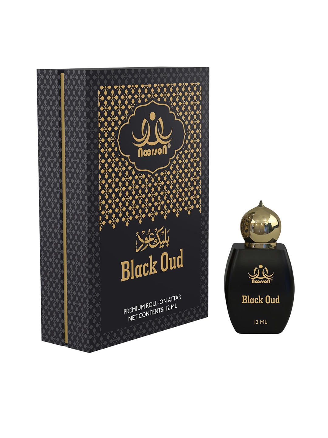 

Noorson Black Oud Non-Alcoholic Long Lasting Attar Perfume - 12 ml
