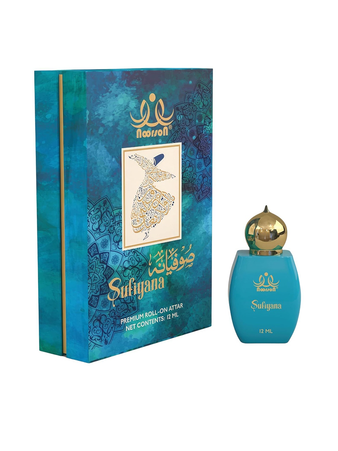 

Noorson Men Sufiyana Non-Alcoholic Long Lasting Attar Perfume - 12 ml, Blue
