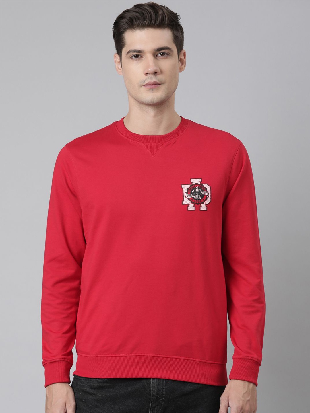 

DIXCY SCOTT Men Sweatshirt, Red