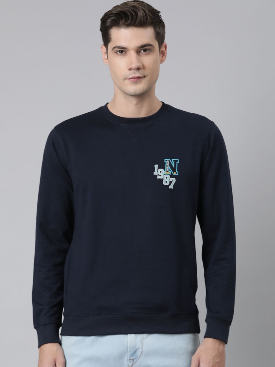 

DIXCY SCOTT Men Sweatshirt, Blue