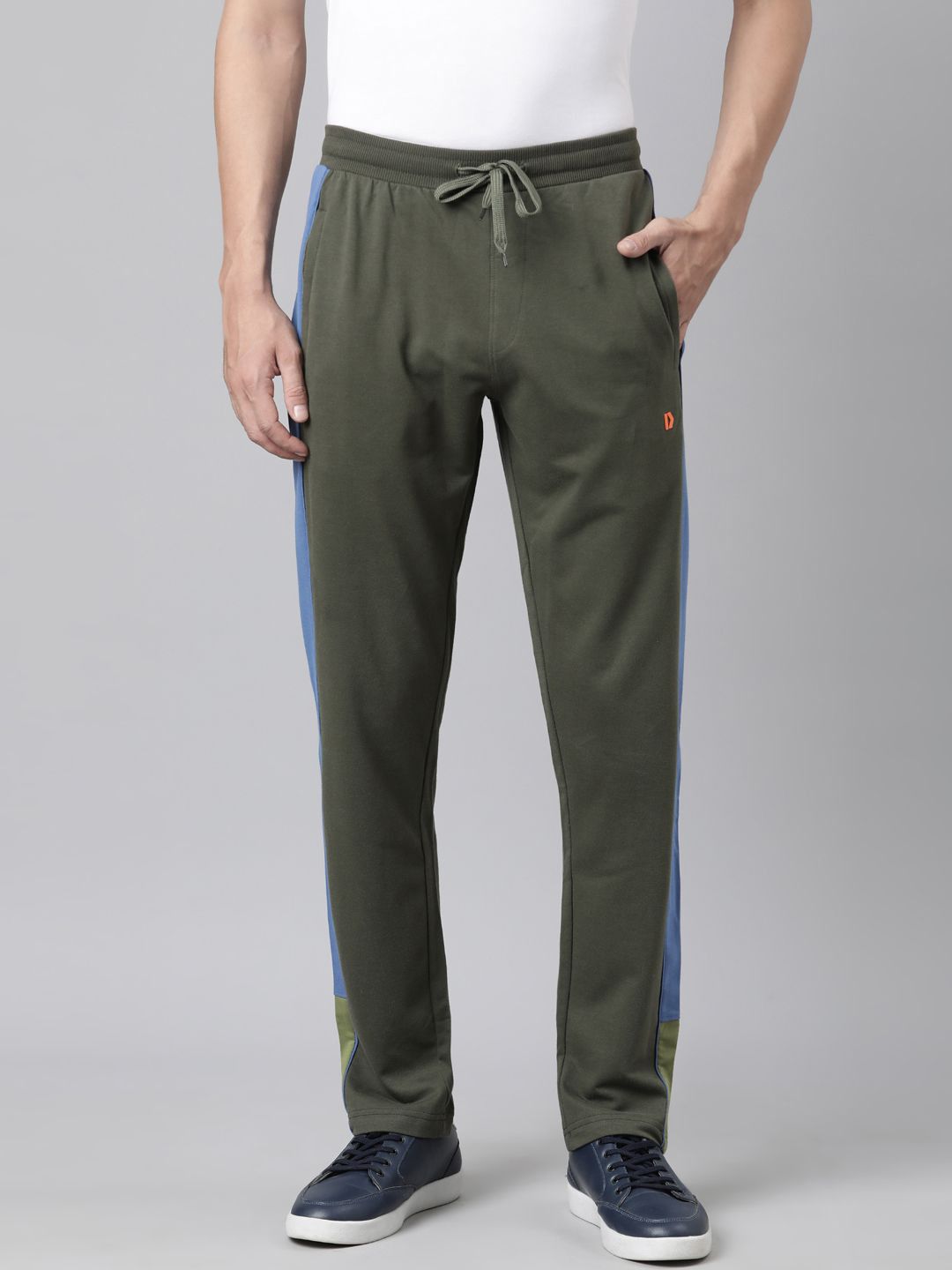 

DIXCY SCOTT Men Mid Rise Track Pants, Green