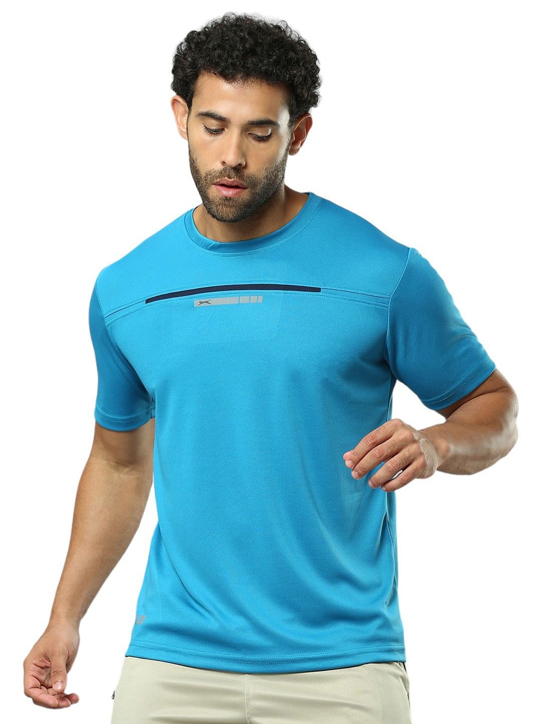 

Black Panther Men Acti Fit Round Neck Solid T-shirt, Blue