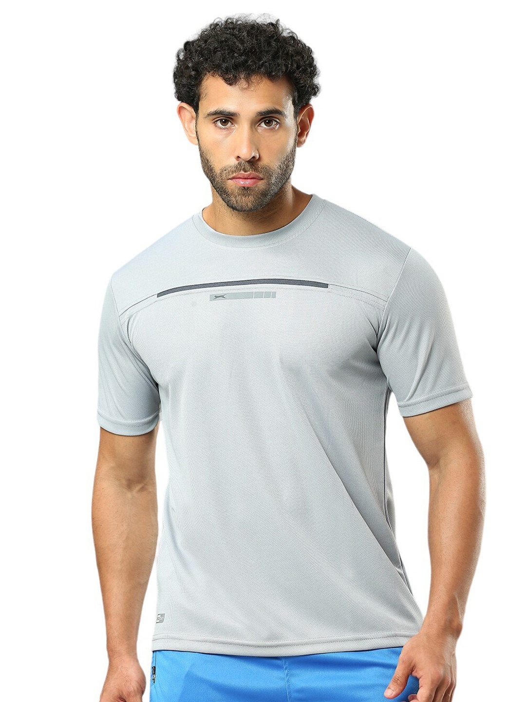 

Black Panther Men Acti Fit Round Neck Solid T-shirt, Grey