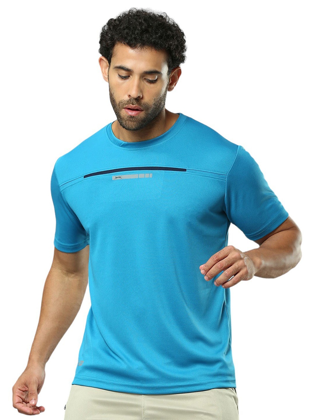 

Black Panther Men Acti Fit Round Neck Solid T-shirt, Blue