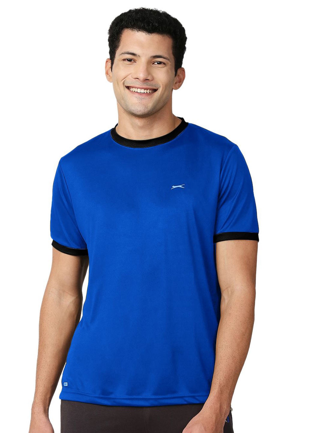 

Black Panther Men Acti Fit Round Neck Solid T-shirt, Blue