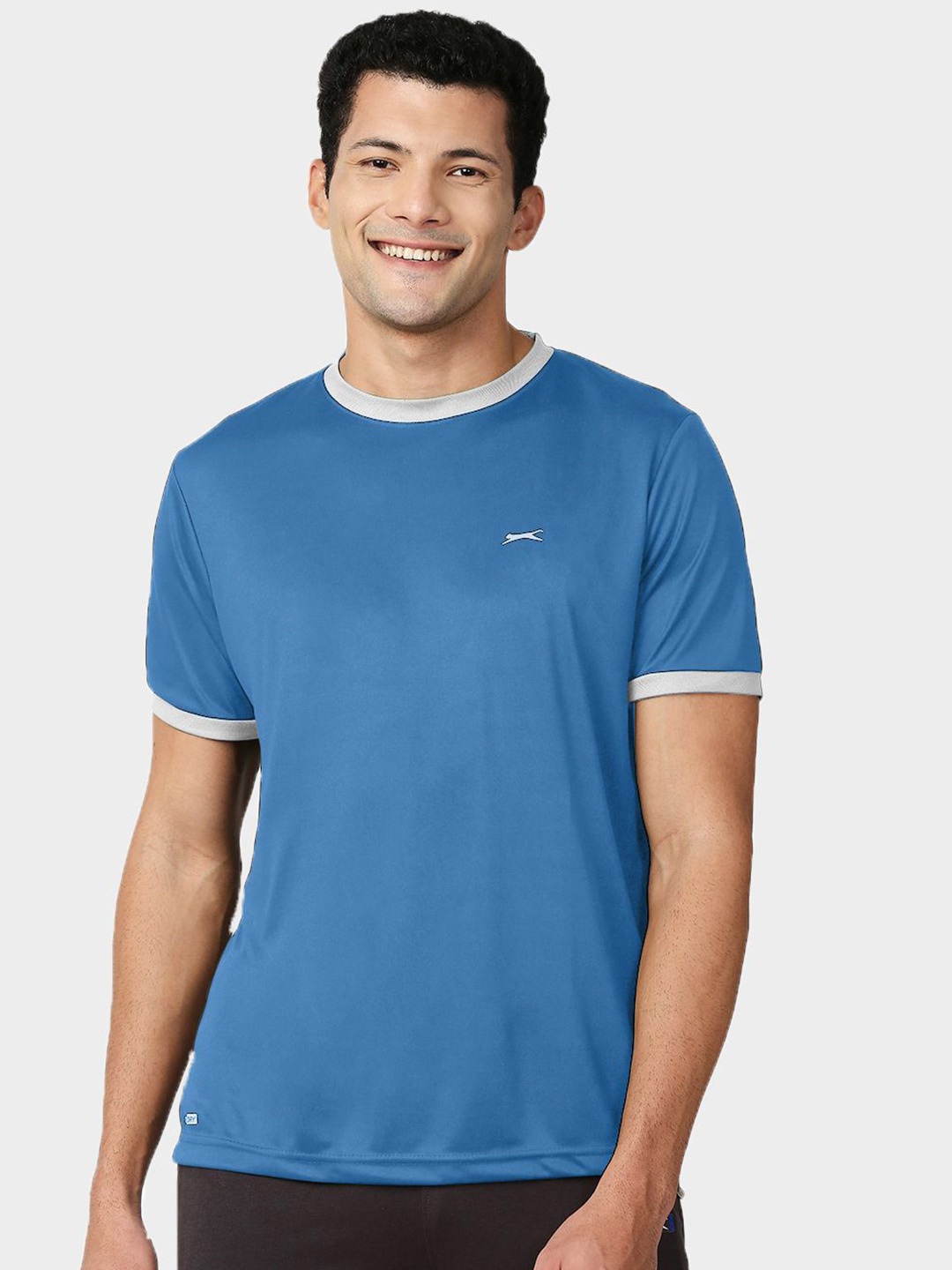 

Black Panther Men Acti Fit Round Neck Solid T-shirt, Blue