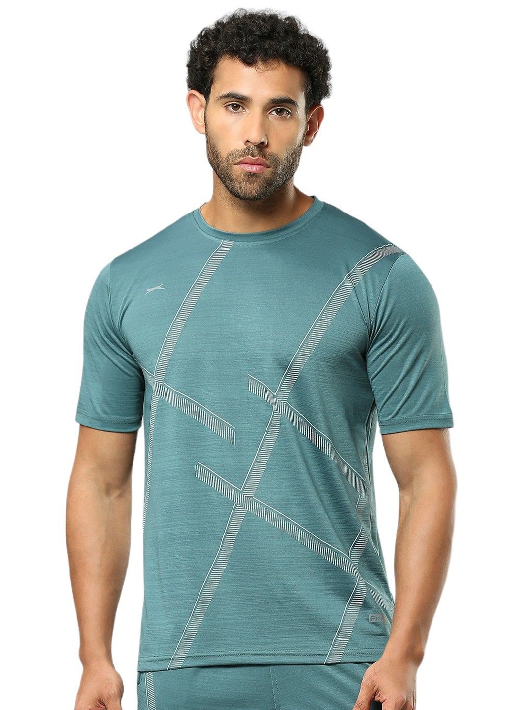 

Black Panther Men Acti Fit Round Neck Printed T-shirt, Green