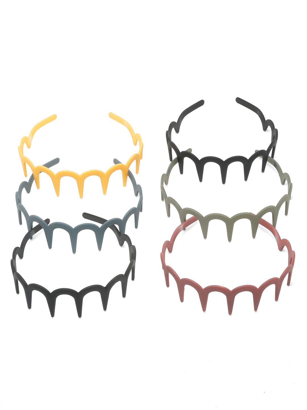 

DressBerry Women Set Of 6 Hairbands, Blue