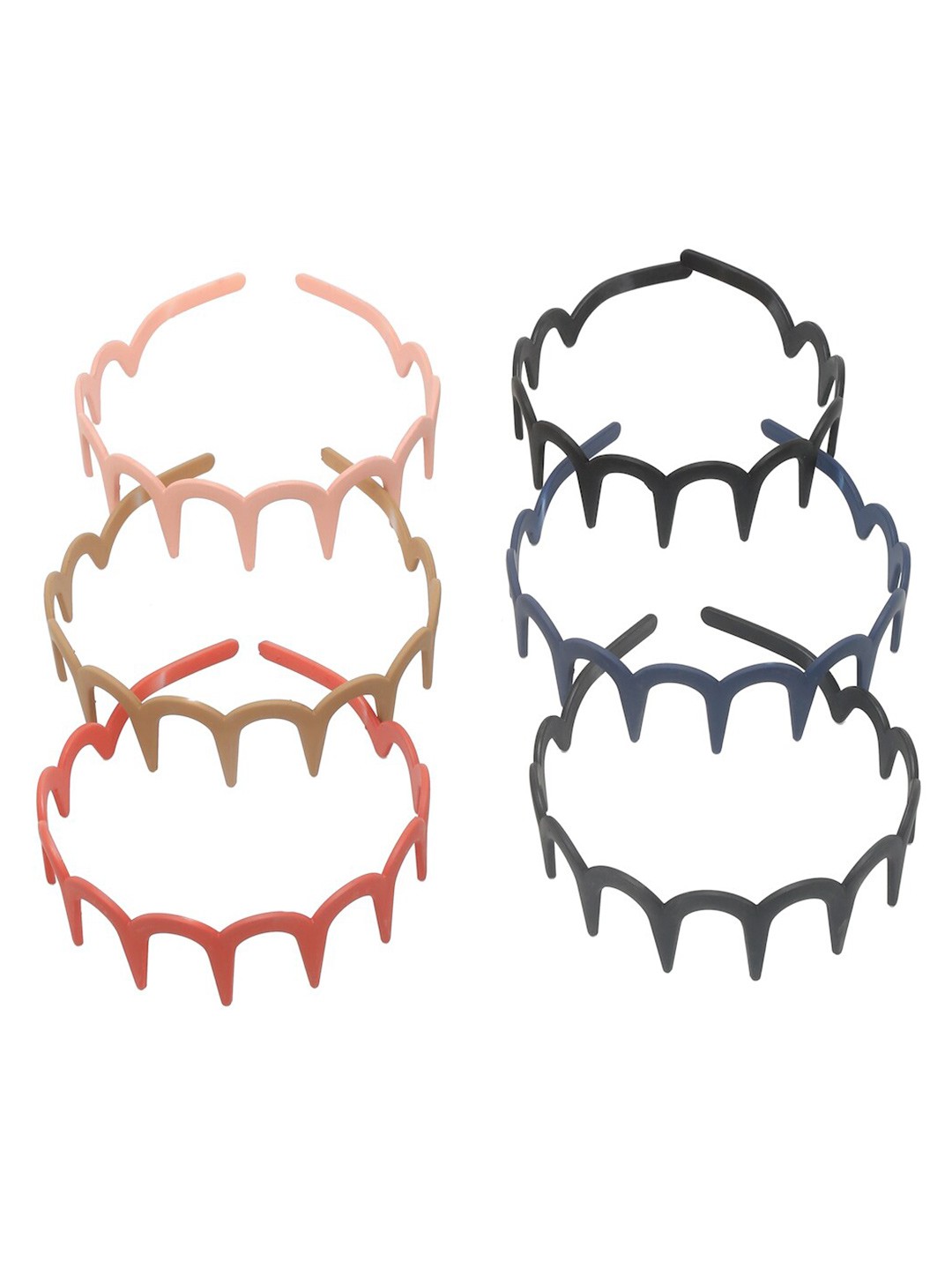 

DressBerry Women Set of 6 Hairband, Blue