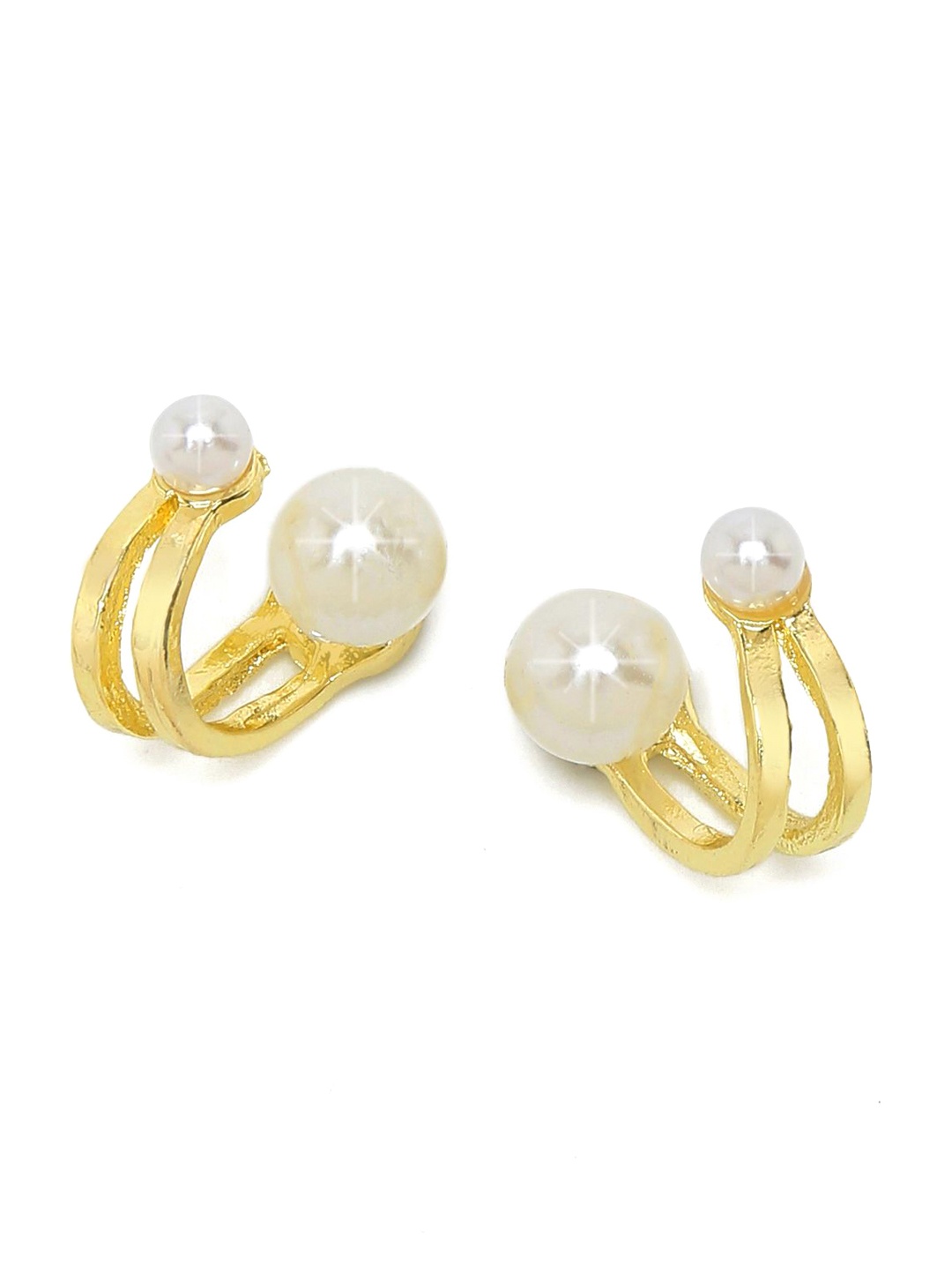 

DressBerry Women Contemporary Studs Earrings, Gold