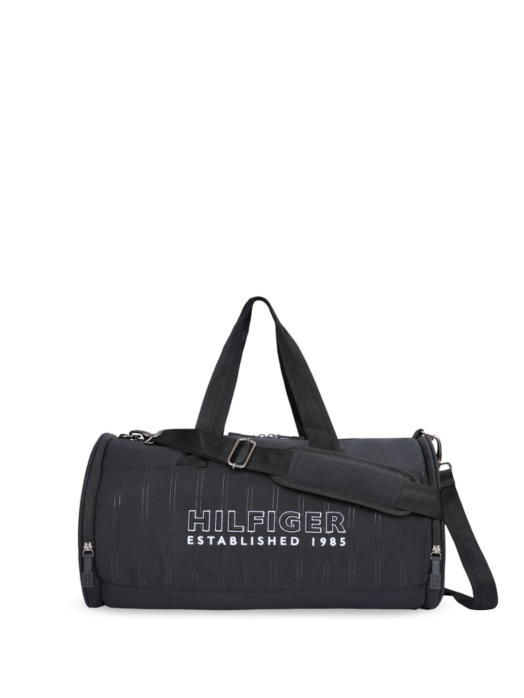 

Tommy Hilfiger Unisex Small Sports or Gym Duffel Bag, Black