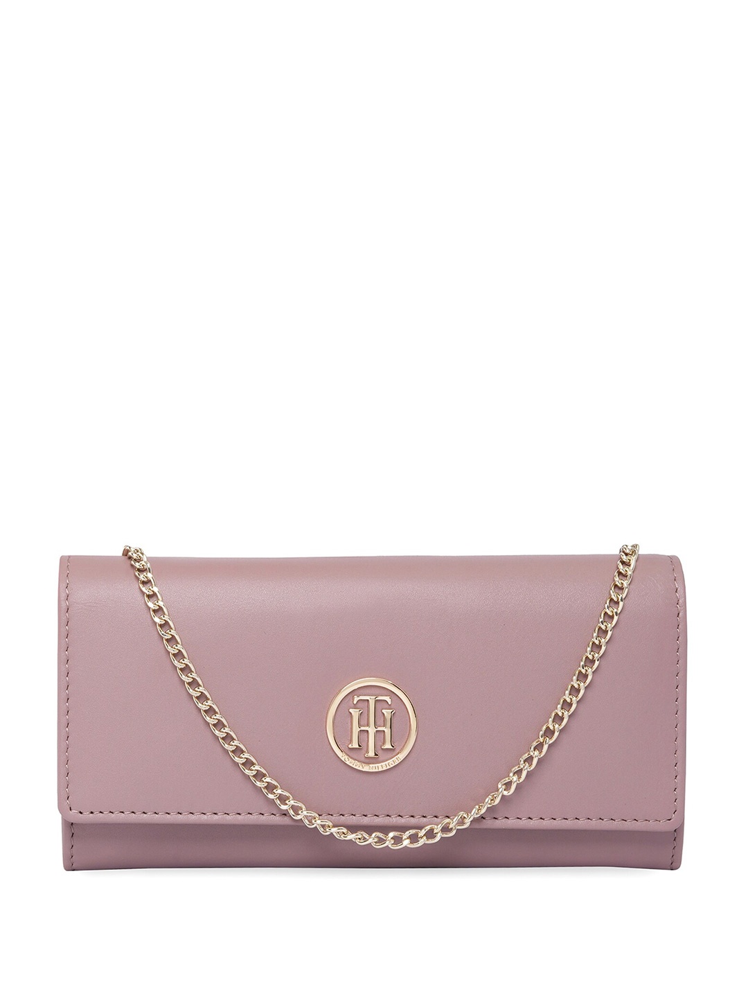 

Tommy Hilfiger Women Leather Two Fold Wallet, Pink