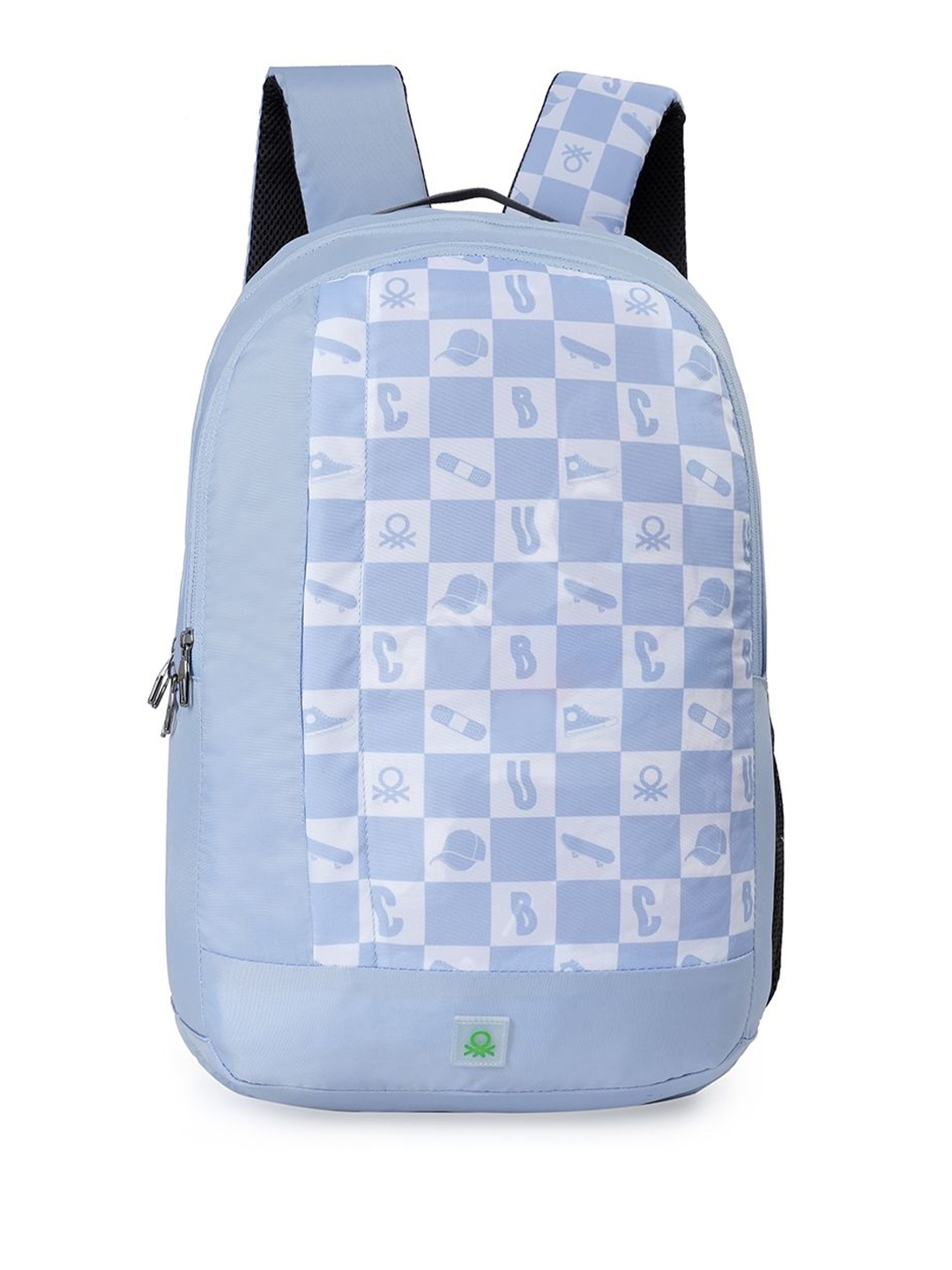 

United Colors of Benetton Unisex Kids Graphic Backpack, Blue