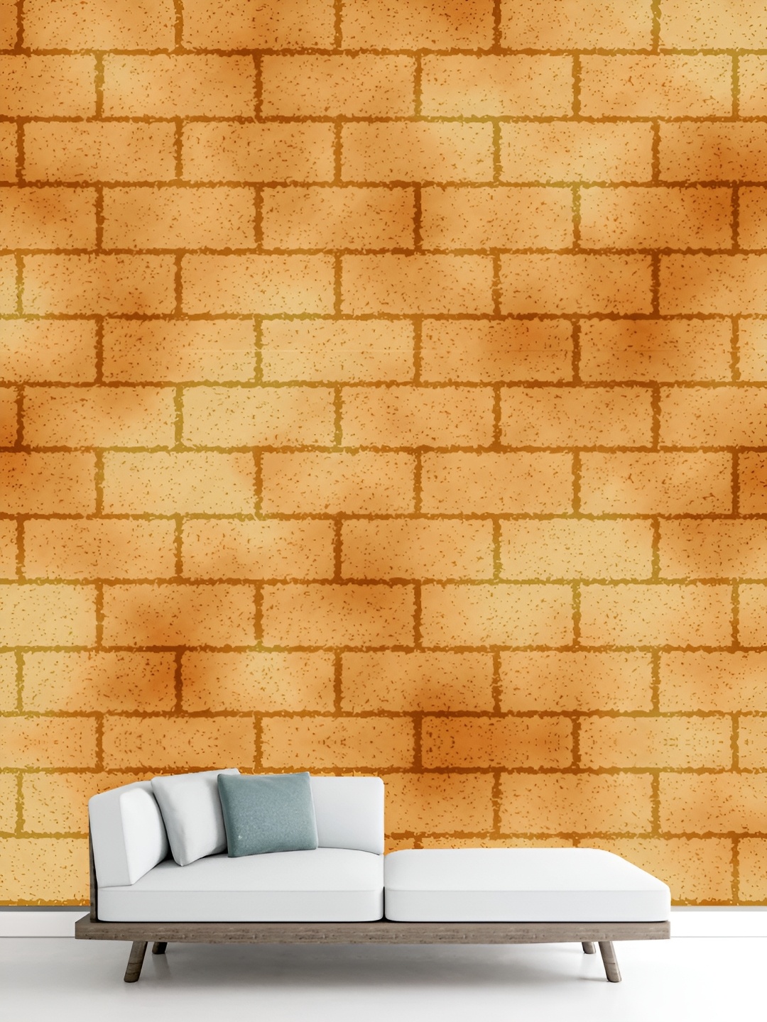 

Aura Printed Self-Adhesive 3D Wallpaper, Brown