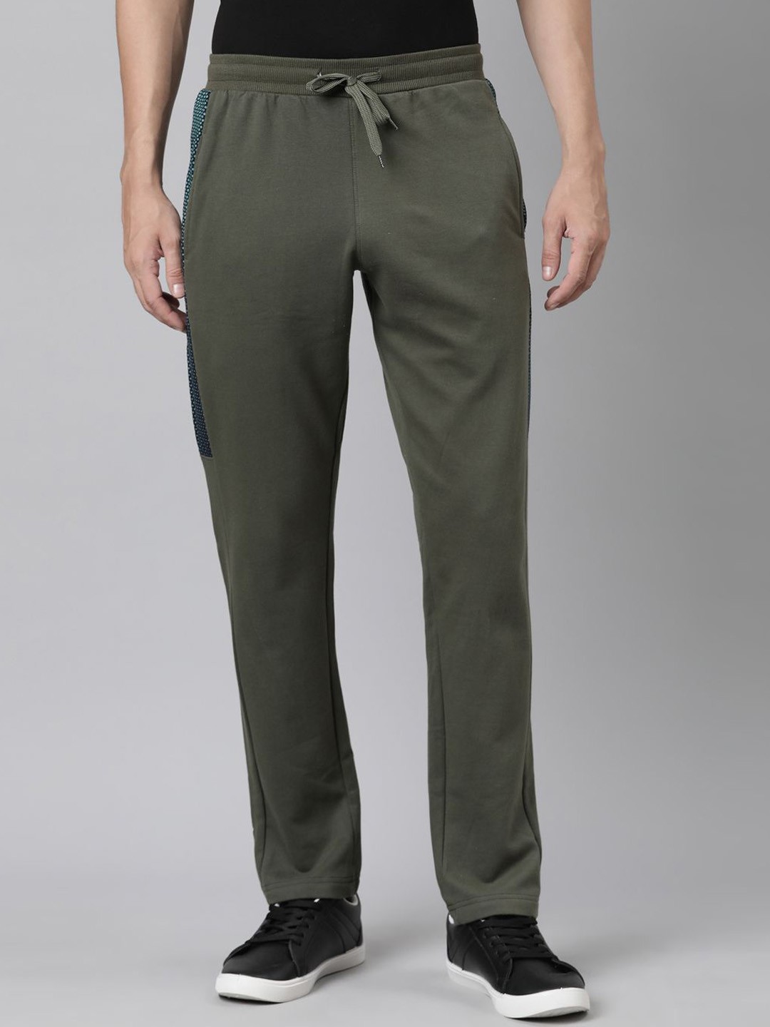 

DIXCY SCOTT Men Mid Rise Track Pants, Green