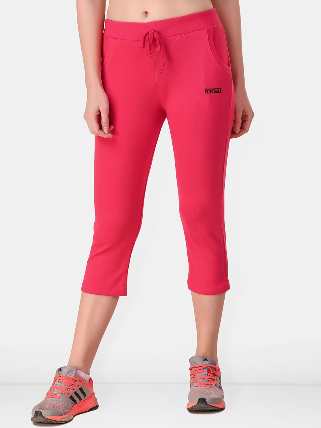 

Be You Women Three Fourth-Length Gym Tights, Pink