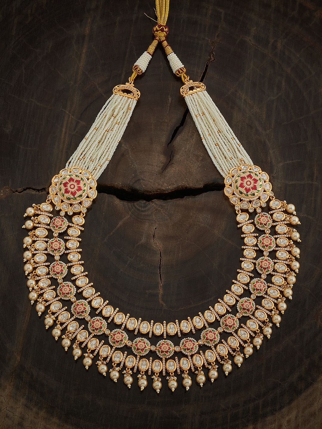 

Kushal's Fashion Jewellery Women Copper Necklace, Gold