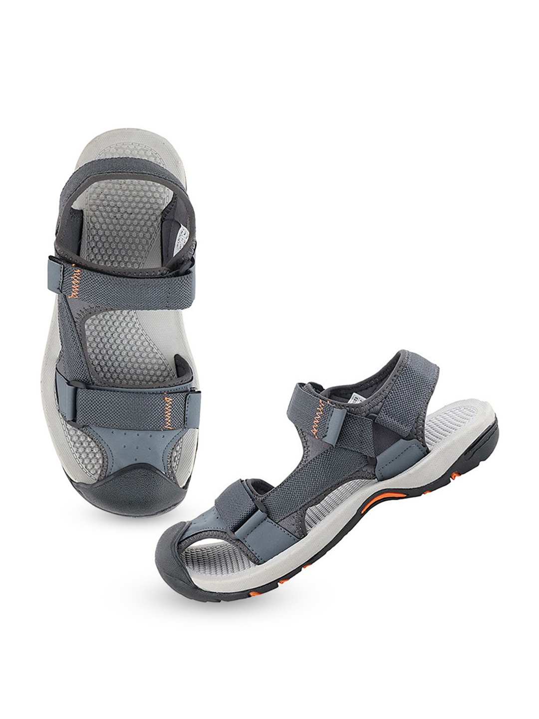 

The Roadster Lifestyle Co WALKWAY-01 Men Casual Comfort Sandals, Grey