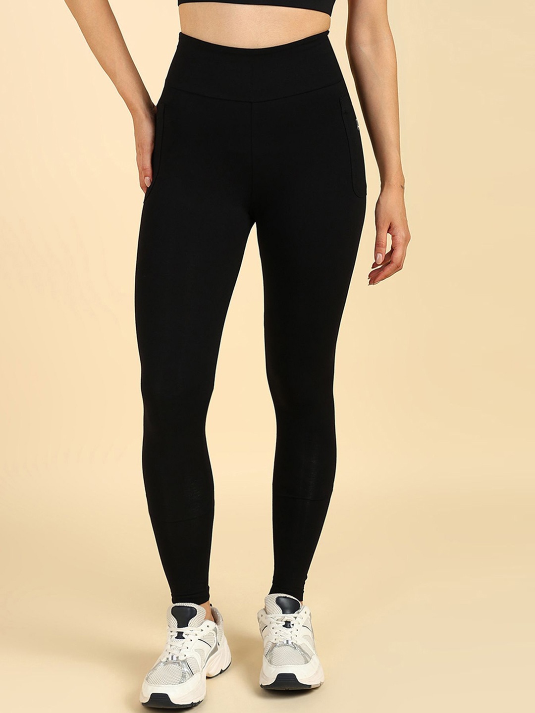 

House Of Zelena Women Pregnancy & Postpartum Ankle-Length Maternity Tights, Black