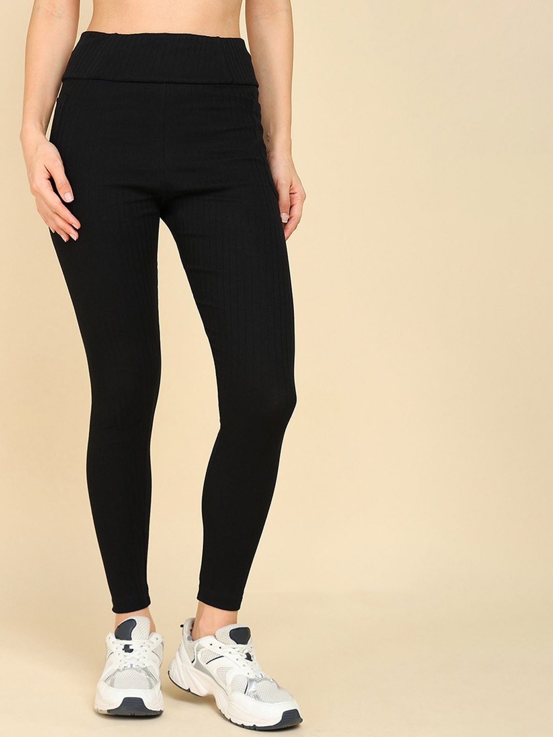 

House Of Zelena Women Pregnancy & Postpartum Ankle-Length Maternity Tights, Black