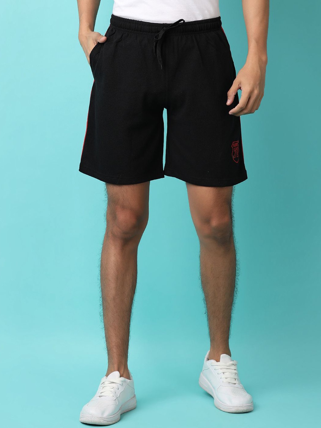 

V-Mart Men Sports Shorts, Black
