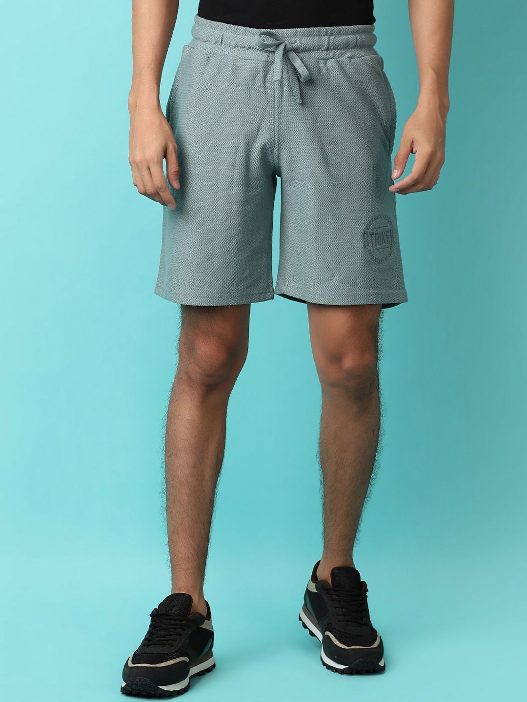 

V-Mart Men Solid Sports Shorts, Green