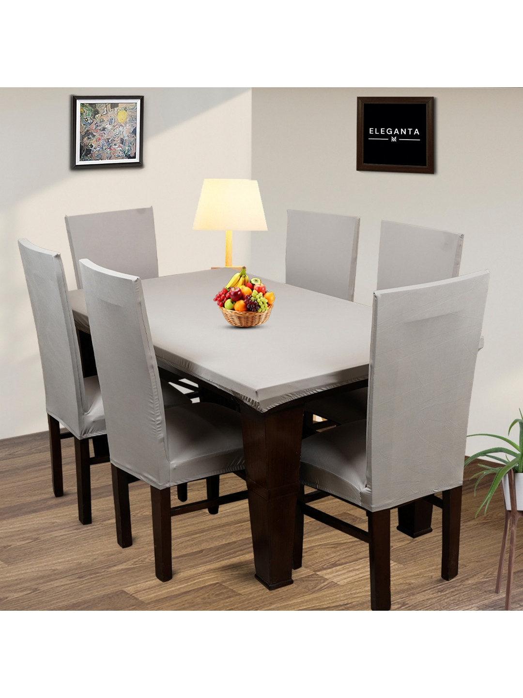 

Eleganta Grey Anti-Slip 4-Seater Table Cover