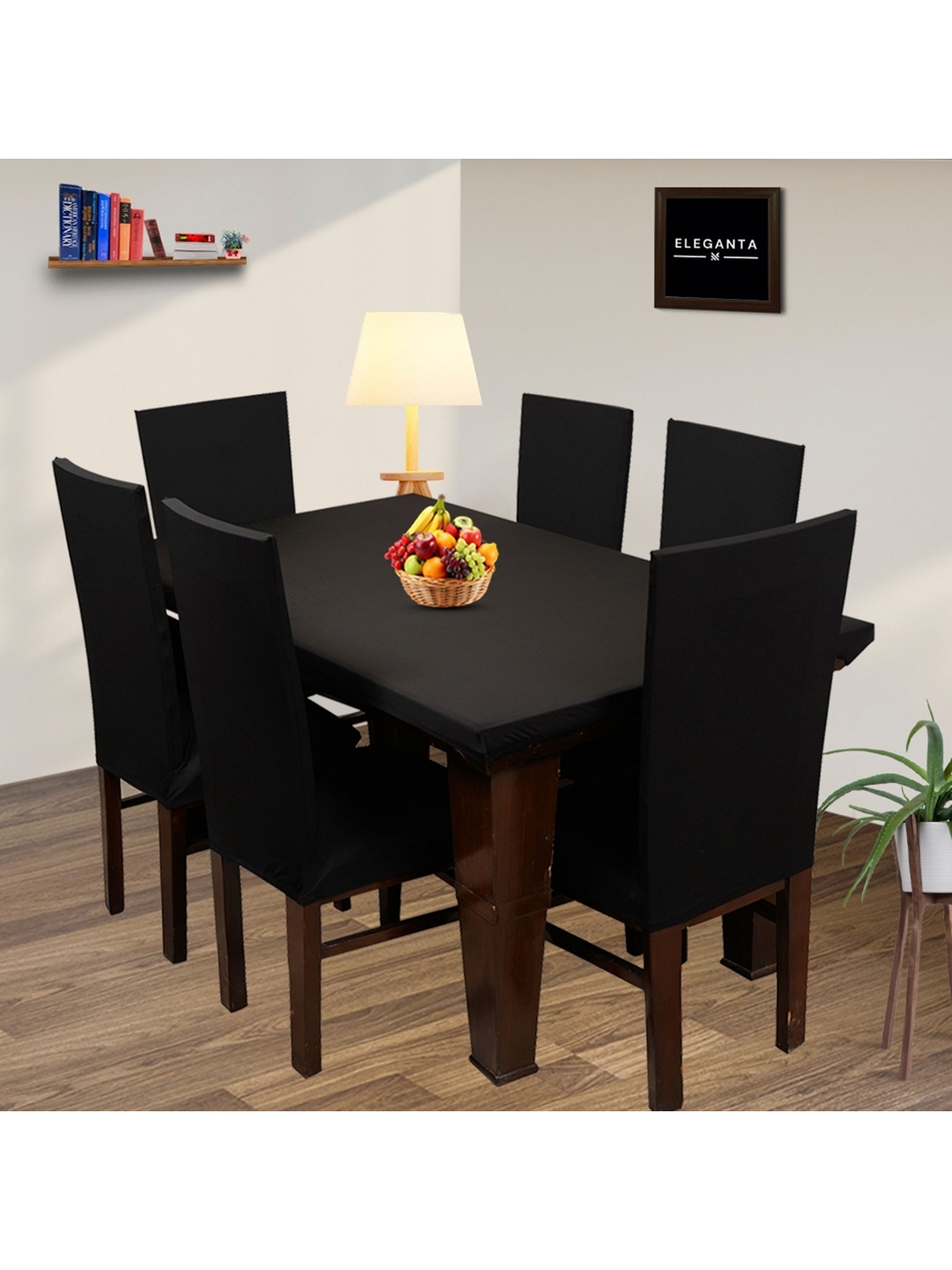 

Eleganta Black Anti-Slip 6-Seater Table Cover