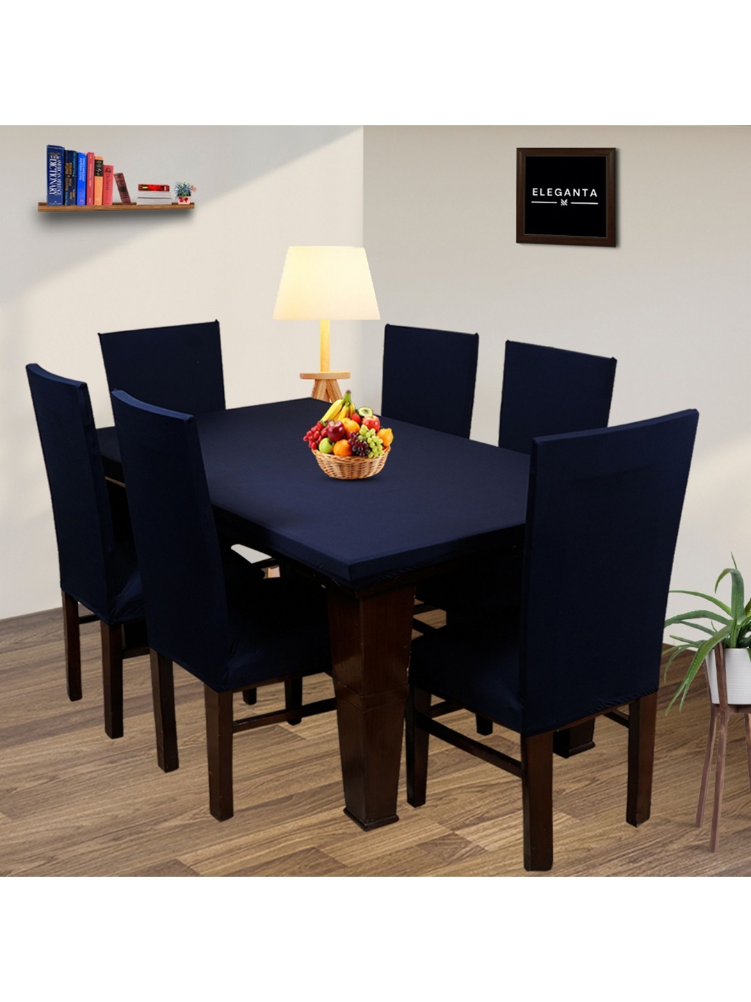 

Eleganta Navy Blue Anti-Slip 6-Seater Table Cover