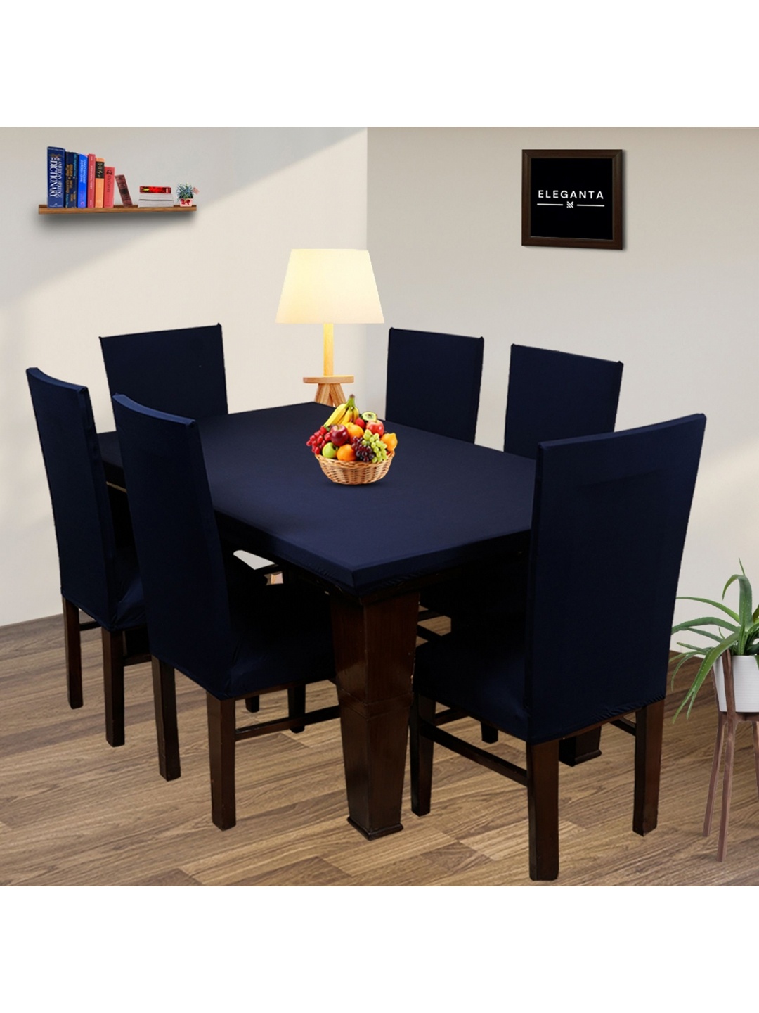 

Eleganta Navy Blue Anti-Slip 8-Seater Table Cover