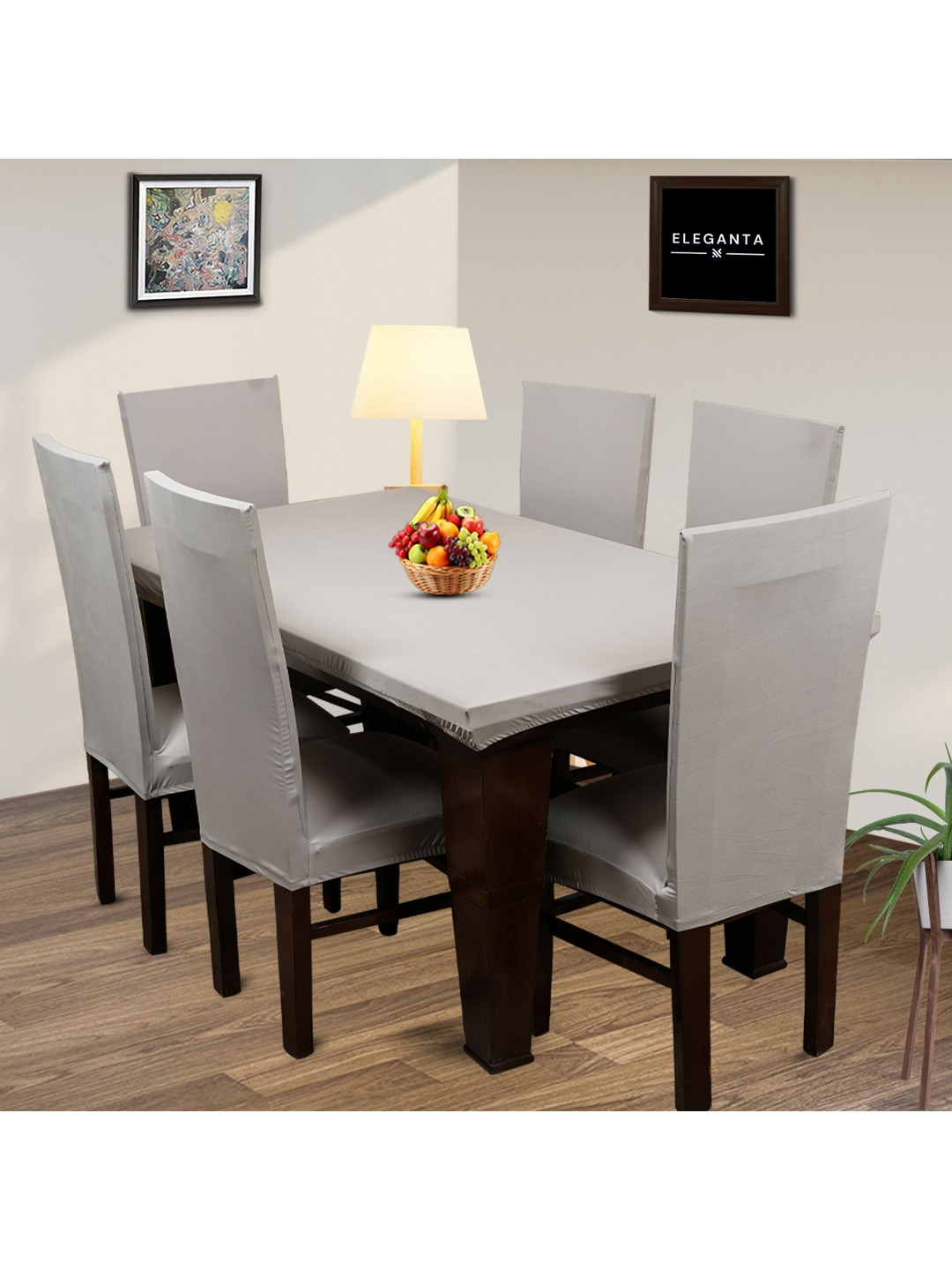 

Eleganta Grey Anti-Slip 6-Seater Table Cover