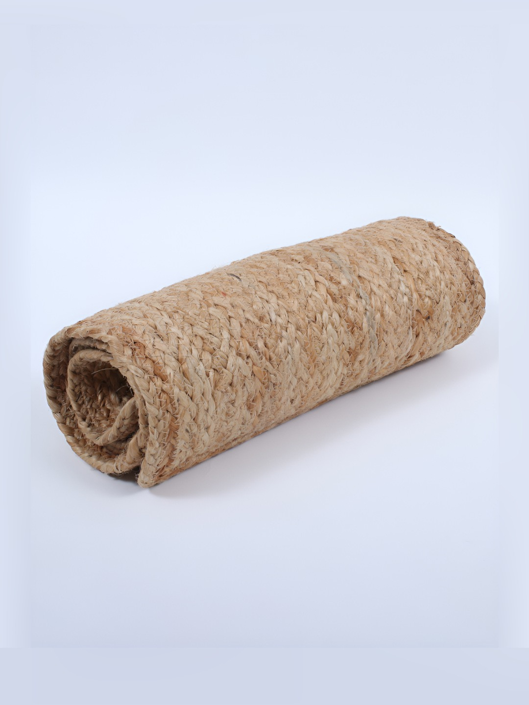 

Exotic India Jute Braided Runner for Dining Table, Beige