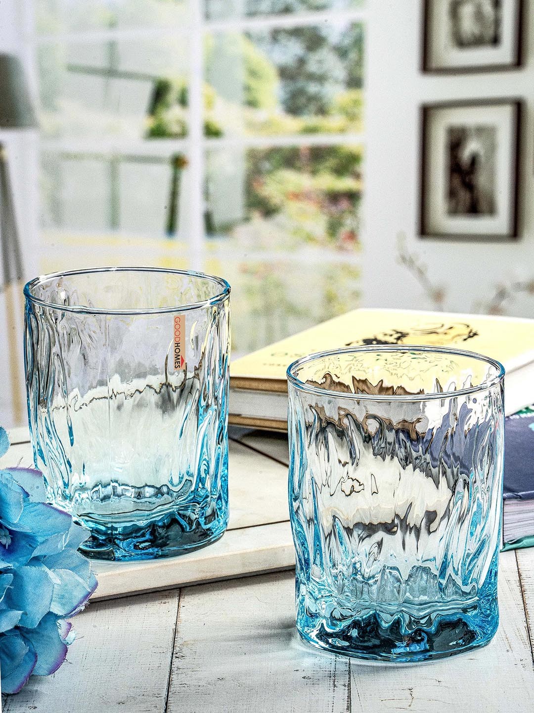 

GOODHOMES 6-Pcs Transparent Water Glass -355ml Each