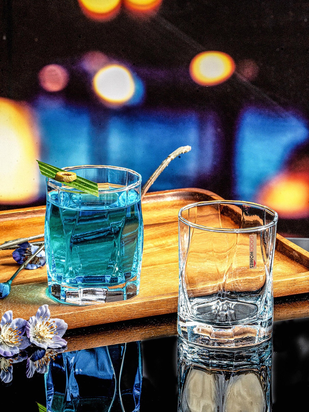 

GOODHOMES Set Of 6 Transparent Glass Water Glass