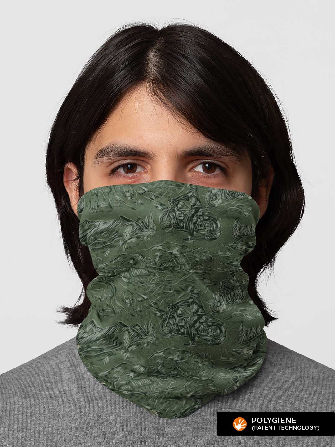 

WANDERLOOMS Unisex Bandana Headband, Green