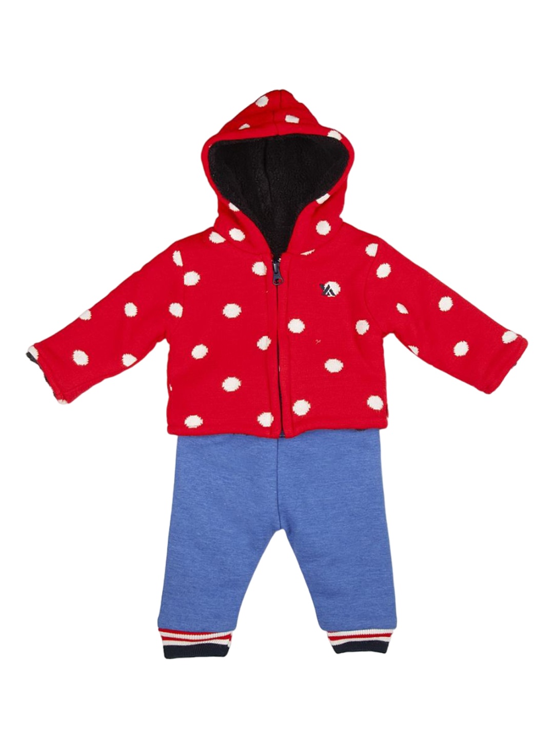

Yellow Apple Infants Printed Thermal Set, Red