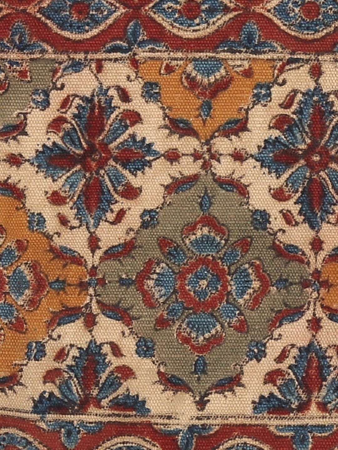 

Exotic India Blue Floral No Shredding Other Carpet