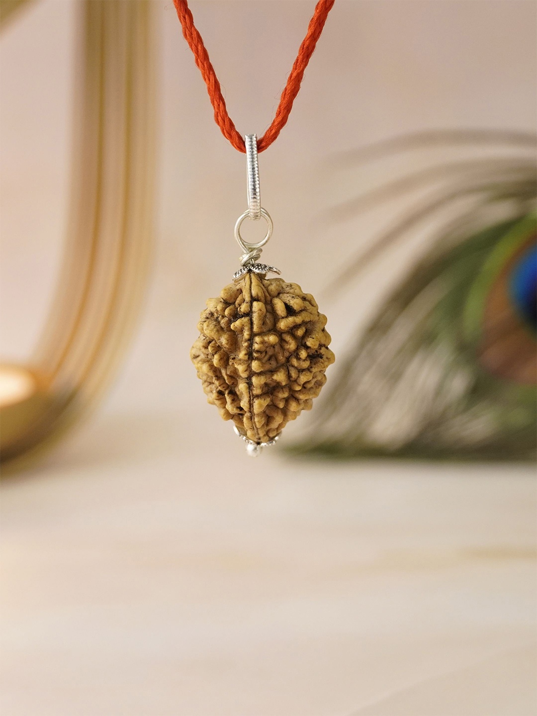 

Japam 2 Mukhi Nepali Rudraksha - Do Mukhi, Yellow