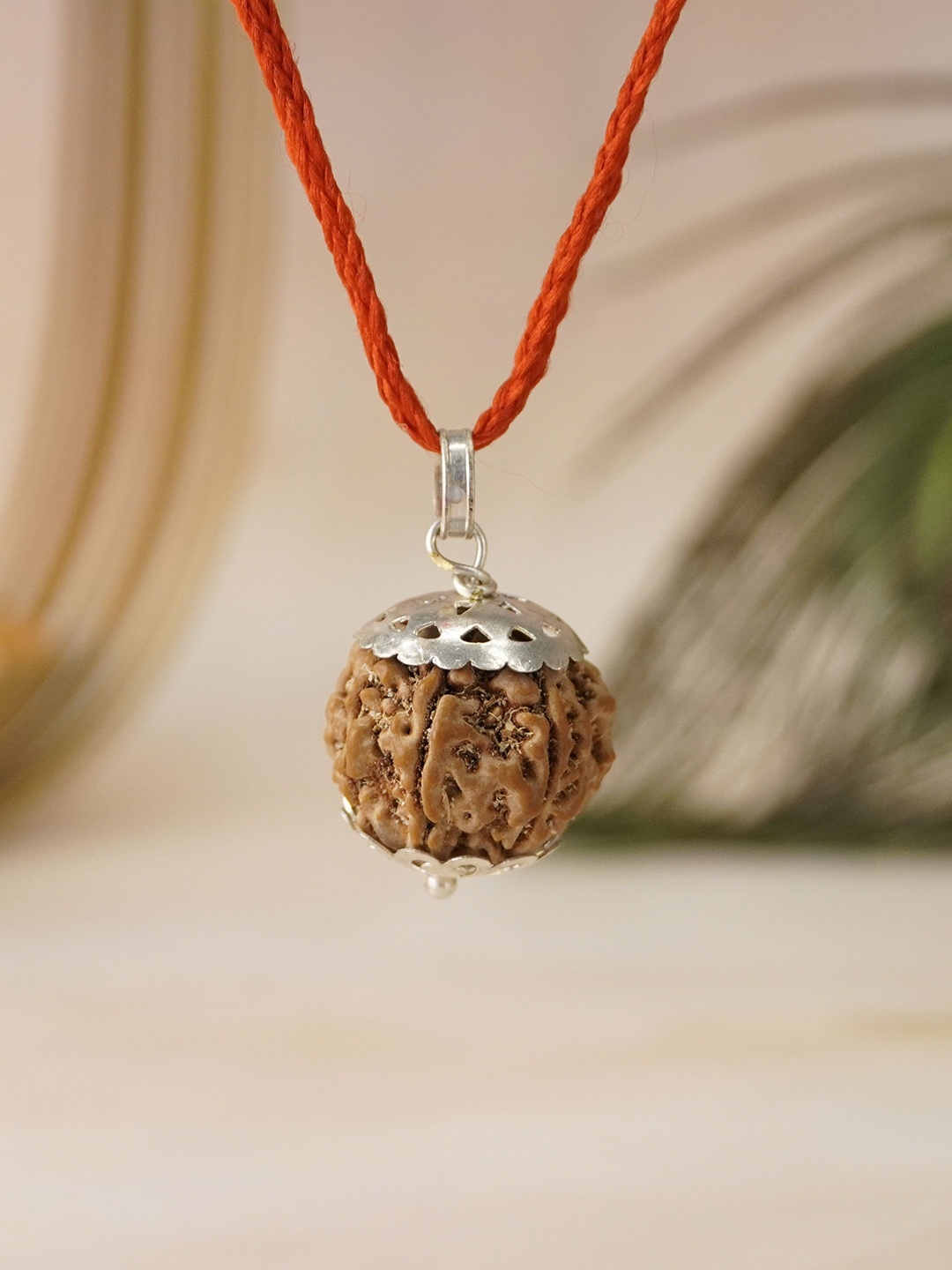 

Japam 7 Mukhi Nepali Rudraksha - Saat Mukhi, Brown