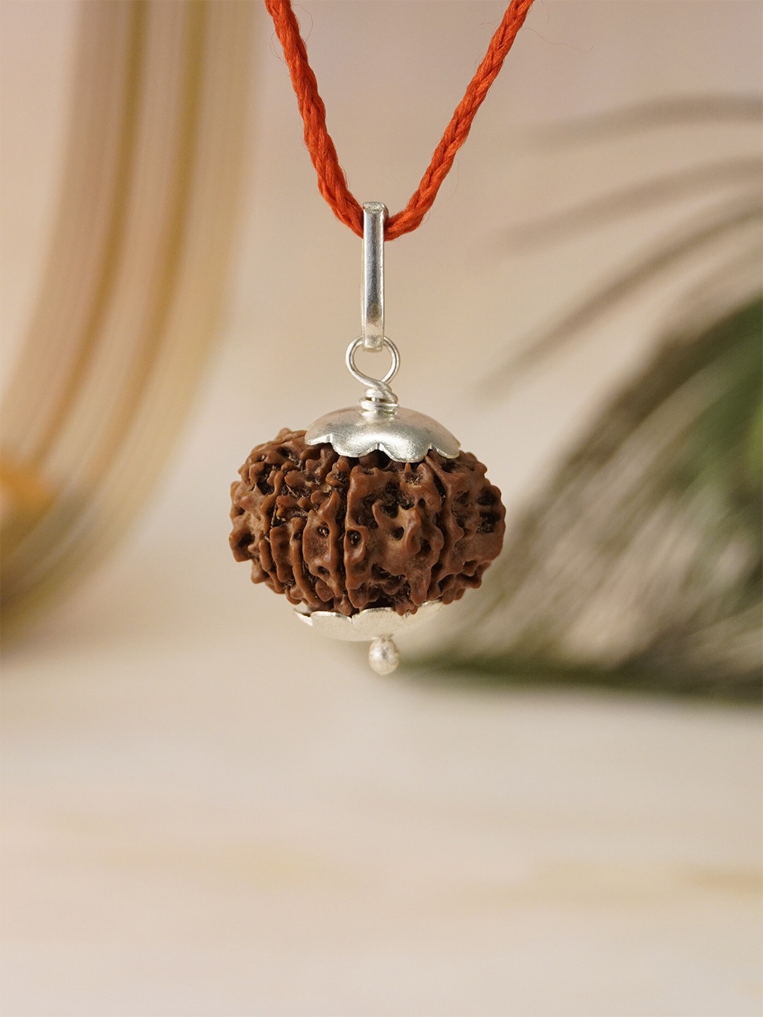 

Japam Unisex 8 Mukhi Nepali Rudraksha, Brown