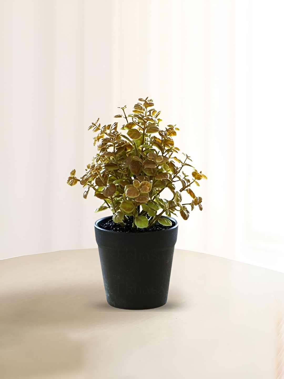 

Ekhasa Green 1 Pieces Fern Artificial Plant With Pot
