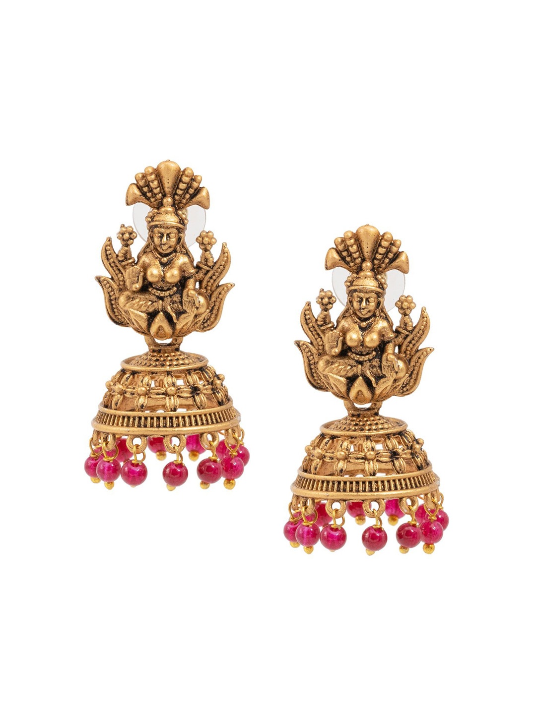 

Shining Jewel - By Shivansh Women Contemporary Jhumkas Earrings, Gold