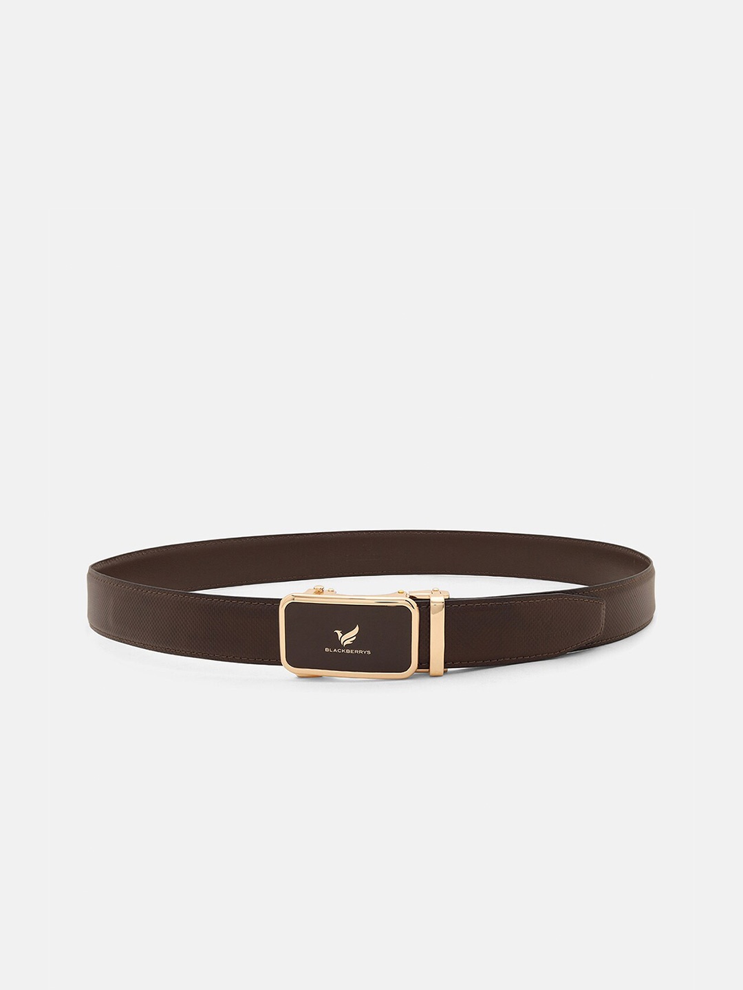 

Blackberrys Men Leather Formal Belt, Brown